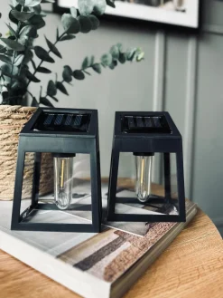 Væglampe med solceller , pakke med 2 stk