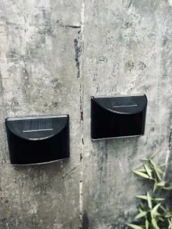 Væglampe med solceller – Sæt med 2 stk
