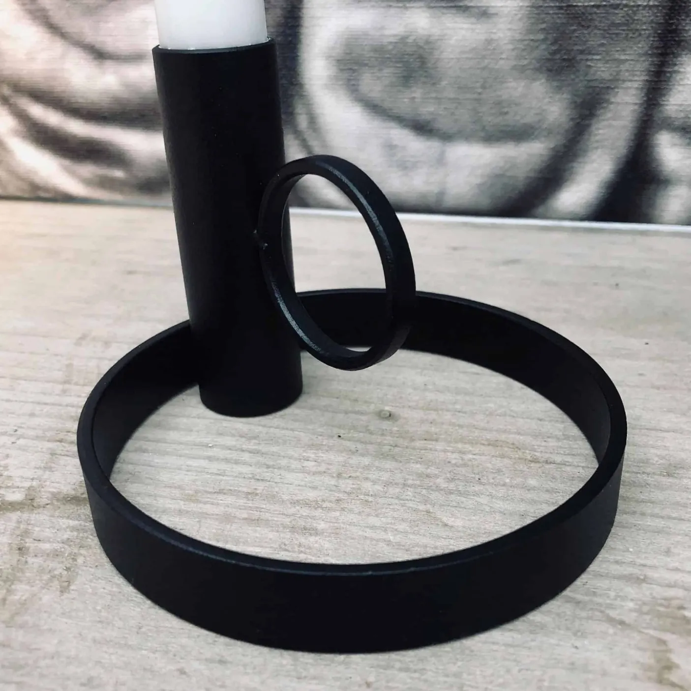 VIAMAJA Bordstage til kronelys - Sort