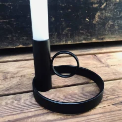 VIAMAJA Bordstage til kronelys - Sort