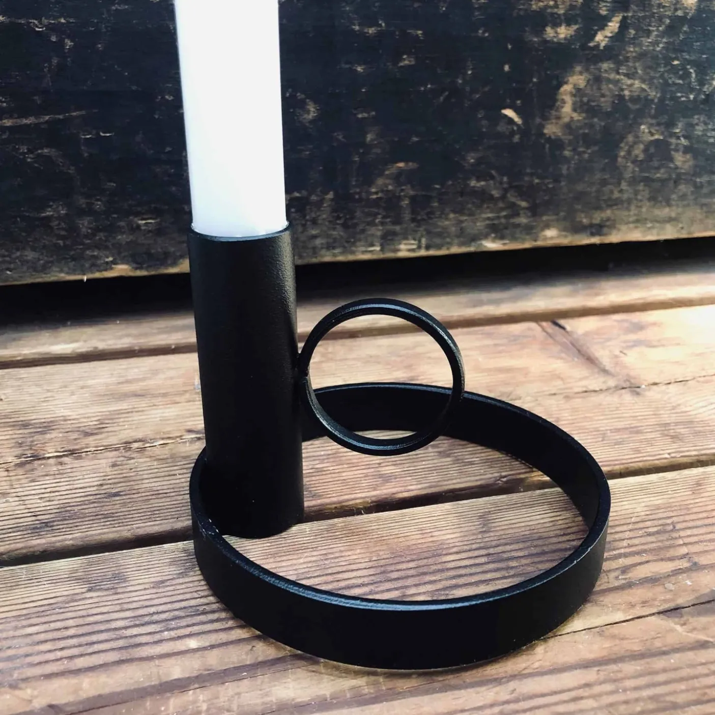 VIAMAJA Bordstage til kronelys - Sort