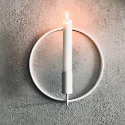 VIAMAJA Cirkel stage – Hvid – Ø 20 cm