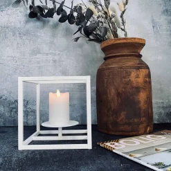 VIAMAJA Cube stage til bloklys - Lille – Hvid