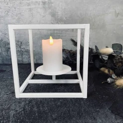 VIAMAJA Cube stage til bloklys - Lille – Hvid