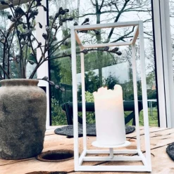 VIAMAJA Cube stage til bloklys - Stor – Hvid