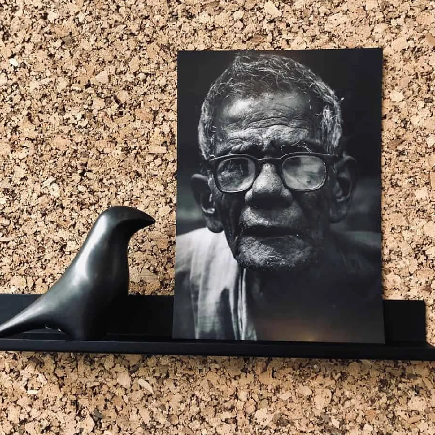 VIAMAJA Gallerihylde - Sort - 45cm