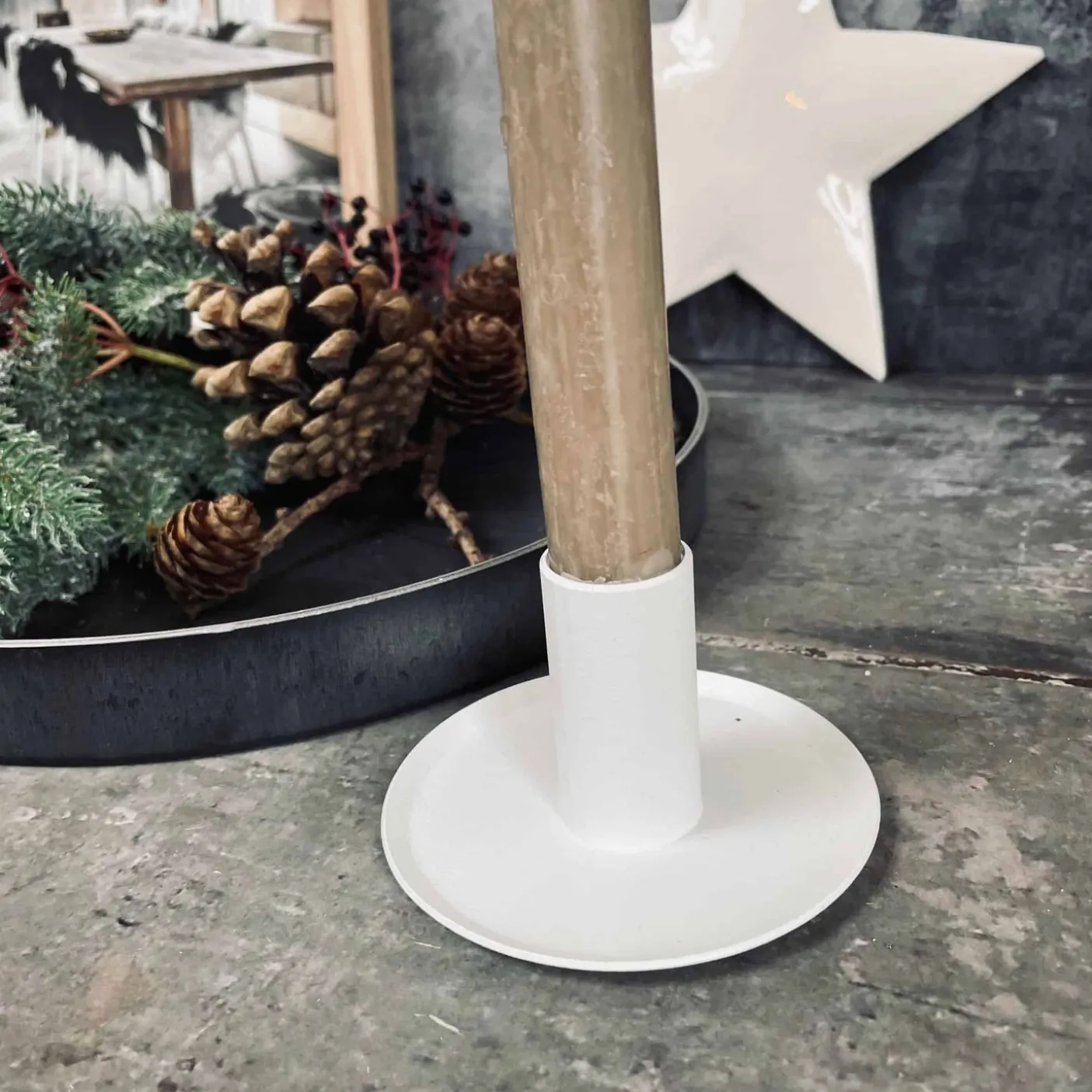 VIAMAJA No.4 lysestage – Hvid