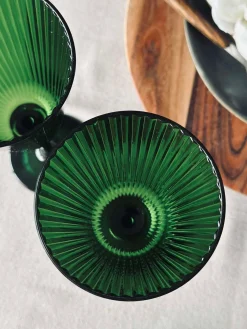 Vinglas Claire 200ml. Grøn - 2 stk.