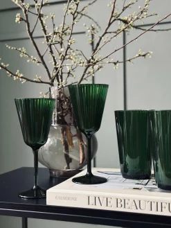 Vinglas Claire 200ml. Grøn - 2 stk.