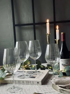 Vinglas rødvin CRYSTAL - Sæt med 4 stk.