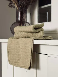 Viskestykker 3 stk. - Vaflet Gul