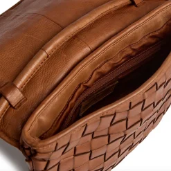 Warsaw Clutch / crossover - Vintage cognac