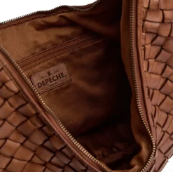 Warsaw skuldertaske - Vintage cognac