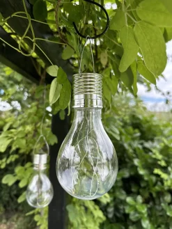 XL lyspære med solceller